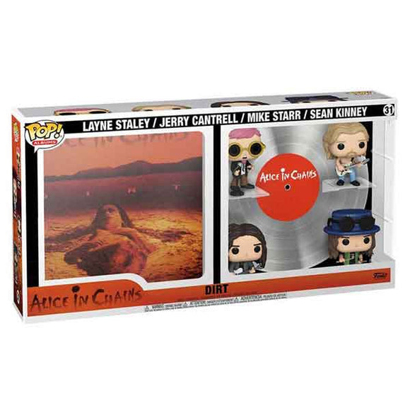 Alice in Chains - Dirt Pop! Album Cover Deluxe Vinyl Figures - Set of 4