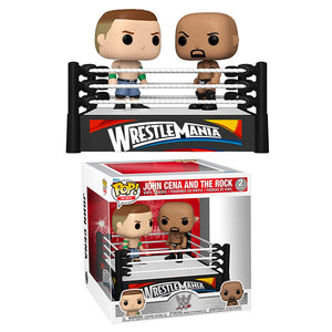 WWE (Wrestling) - John Cena vs The Rock (2012) Pop! Moment Vinyl Figure Set