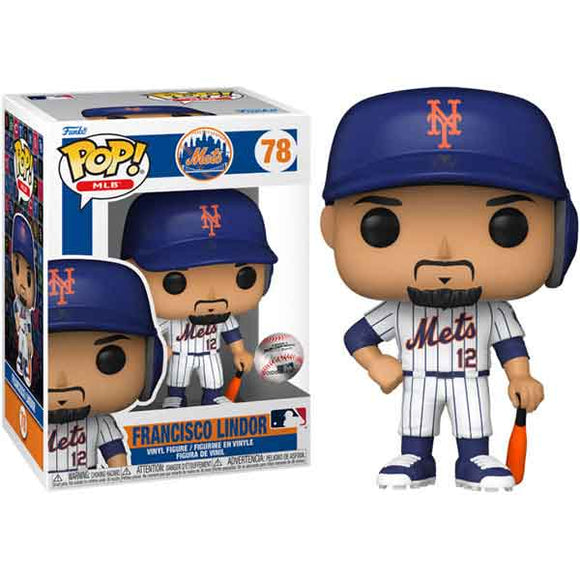 MLB (Baseball): Mets - Francisco Lindor (Home Jersey) Pop! Vinyl Figure