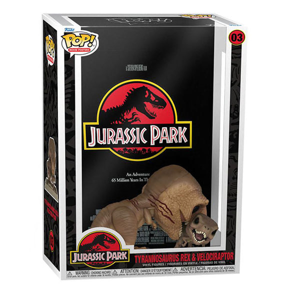 Jurassic Park - Jurassic Park Pop! Poster Cover Deluxe Vinyl Figure