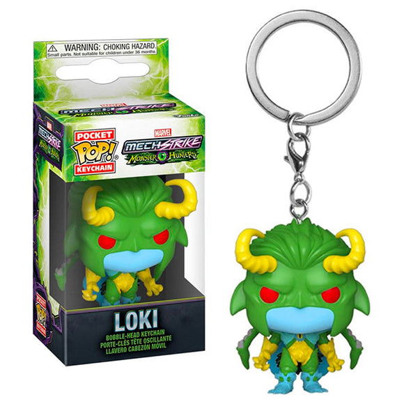 Marvel Mech Strike Monster Hunters - Loki Pocket Pop! Keychain