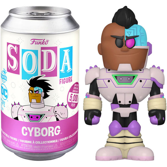 Teen Titans Go! - Cyborg Vinyl Figure in Soda Can