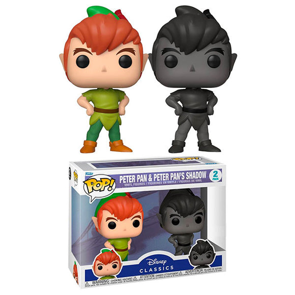 Peter Pan (1953) - Peter Pan & Shadow US Exclusive Pop! Vinyl Figures - Set of 2