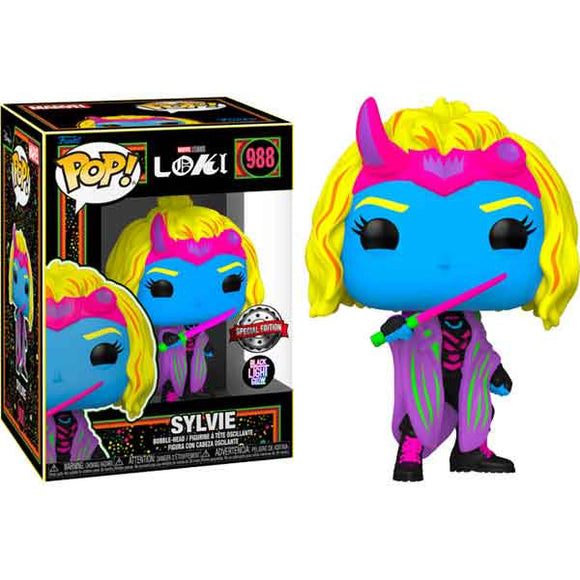 Loki (TV) - Sylvie Black Light US Exclusive Pop! Vinyl Figure