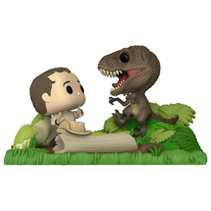 Jurassic Park - Muldoon Raptor Hunt US Exclusive Pop! Moment Vinyl Figure Set