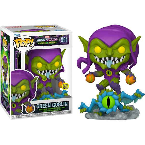 Marvel Mech Strike Monster Hunters - Green Goblin Glow US Exclusive Pop! Vinyl Figure