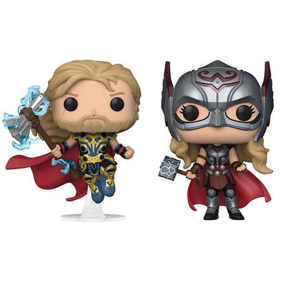 Thor 4: Love and Thunder - Thor & Mighty Thor US Exclusive Pop! Vinyl Figures - Set of 2