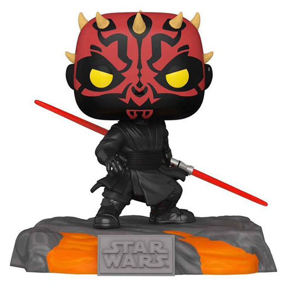 Star Wars - Red Saber Series: Darth Maul Glow US Exclusive Pop! Deluxe Vinyl Figure