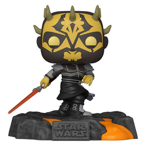 Star Wars - Red Saber Series: Savage Opress Glow US Exclusive Pop! Deluxe Diorama Vinyl Figure