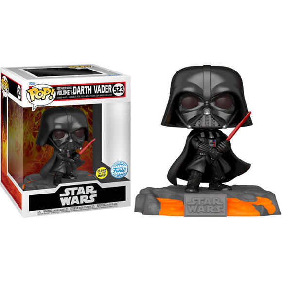 Star Wars - Darth Vader Red Saber Series Glow Pop! Deluxe Vinyl Figure