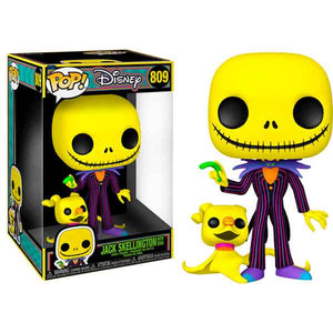 The Nightmare Before Christmas - Jack Skellington & Zero Black Light 10" Pop! Vinyl Figure