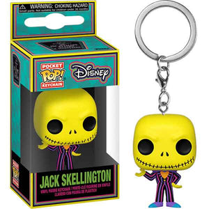 The Nightmare Before Christmas - Jack Black Light Pocket Pop! Keychain