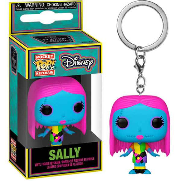 The Nightmare Before Christmas - Sally Black Light Pocket Pop! Keychain