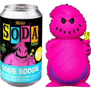 The Nightmare Before Christmas - Oogie Boogie Black Light Vinyl Figure in Soda Can