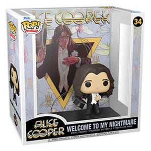 Alice Cooper - Welcome To My Nightmare Pop! Album Cover Deluxe Vinyl Figure