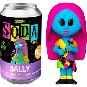 The Nightmare Before Christmas - Sally Black Light Vinyl Figure in Soda Can