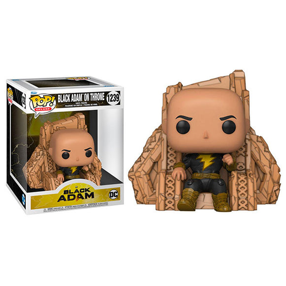 Black Adam (2022) - Black Adam on Throne Pop! Deluxe Vinyl Figure