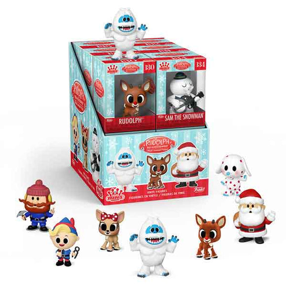 Rudolph the Red-Nosed Reindeer Mini Vinyl Figures - Set of 12