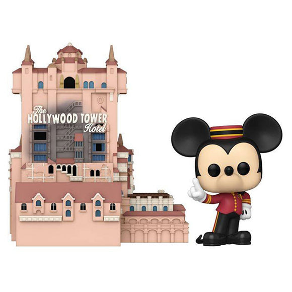 Disney World 50th Anniversary - Tower of Terror Pop! Town Vinyl Figure Set