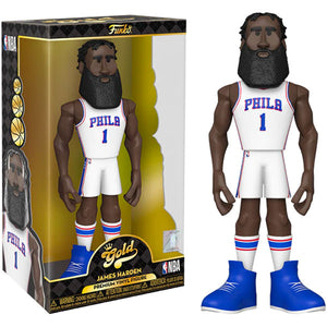 NBA: Philadelphia 76ers - James Harden 12" Vinyl Gold Figure