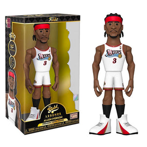 NBA: Philadelphia 76ers - Allen Iverson 12" Vinyl Gold Figure