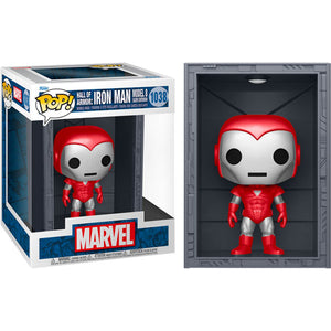 Marvel Comics - Hall of Armor: Iron Man Model 8 Silver Centurian Metallic Pop! Deluxe Vinyl Figure