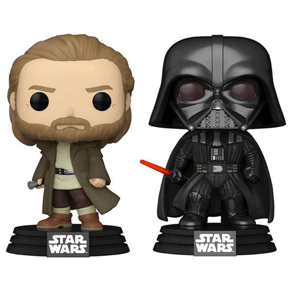 Star Wars: Obi-Wan Kenobi - Obi-Wan & Darth Vader US Exclusive Pop! Vinyl Figures - Set of 2