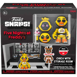 Five Nights at Freddy's - Chica with Storage Room Snaps! Playset