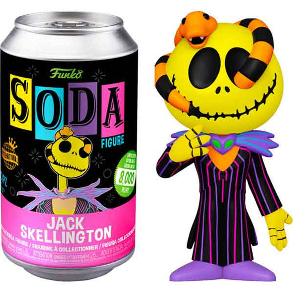 The Nightmare Before Christmas - Jack Skellington with Snake Vinyl Figure in Soda Can