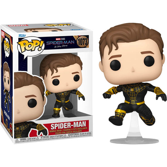 SpiderMan: No Way Home - SpiderMan (Black Suit) Unmasked US Exclusive Pop! Vinyl Figure