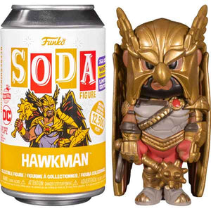 Black Adam (2022) - Hawkman Winter Con 2022 Exclusive Vinyl Figure in Soda Can