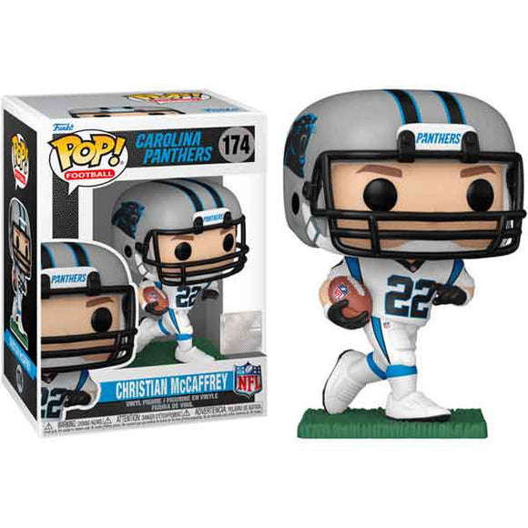 NFL (American Football): Panthers - C. McCaffrey (Away) Pop! Vinyl Figure