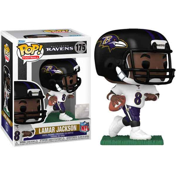 NFL (American Football): Ravens - Lamar Jackson (Away) Pop! Vinyl Figure