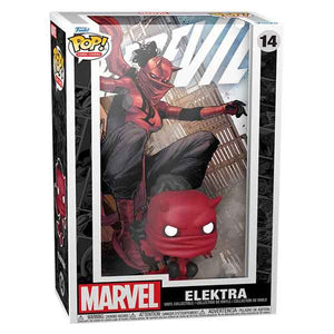 Marvel Comics - Daredevil Elektra Pop! Comic Cover Deluxe Vinyl Figure