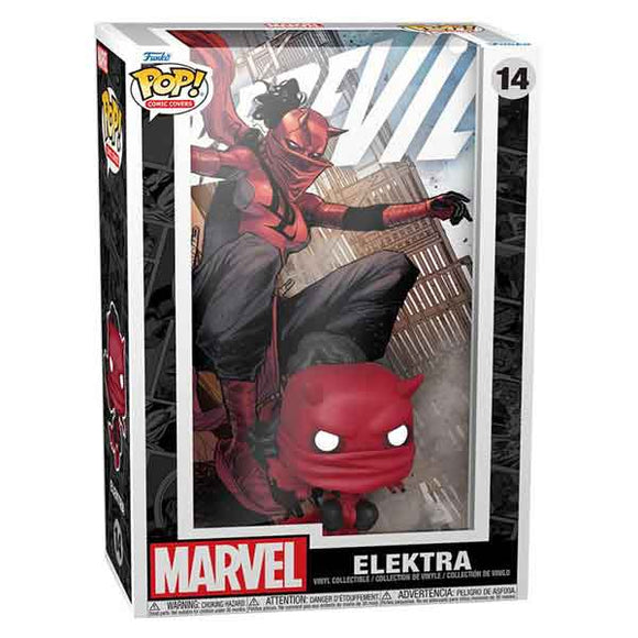 Marvel Comics - Daredevil Elektra Pop! Comic Cover Deluxe Vinyl Figure