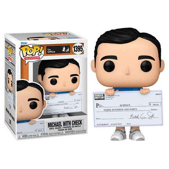 The Office - Fun Run Michael with Cheque Pop! Vinyl Figure