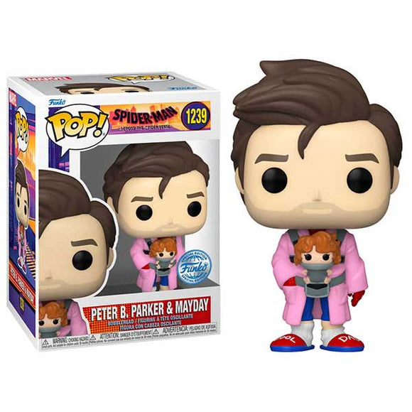 Spiderman: Acros the Spider-Verse - Peter B. Parker & Mayday Pop! Vinyl Figure