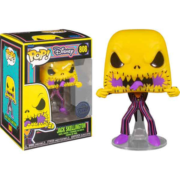 The Nightmare Before Christmas - Jack Scary Face Black Light US Exclusive Pop! Vinyl Figure