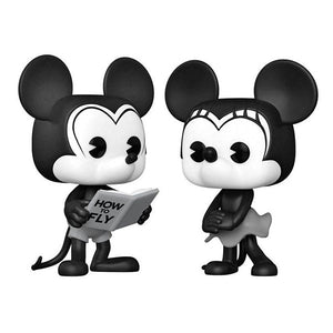 Disney - Pilot Mickey & Minnie D23 US Exclusive Pop! Vinyl Vinyl Figures - Set of 2