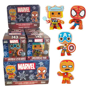 Marvel Comics - Holiday Gingerbread Mini Vinyl Figures Assortment - Set of 12