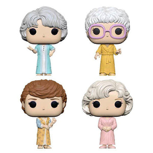 Golden Girls - Rose, Dorothy, Blanche & Sophia in Robes US Exclusive Pop! Vinyl Figures - Set of 4