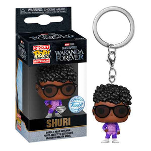 Black Panther 2: Wakanda Forever - Shuri with Sunglasses Glitter Pocket Pop! Keychain