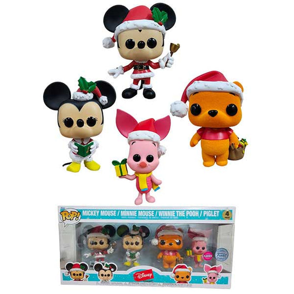 Disney - Mickey & Friends Holiday Pop! Vinyl Figures - Set of 4