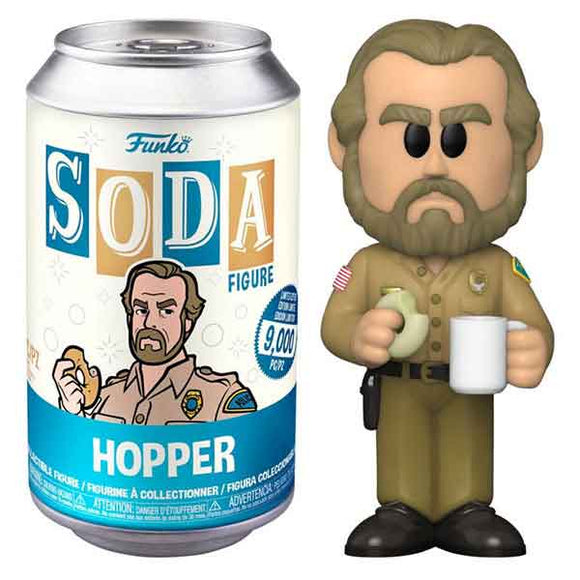 Stranger Things - Hopper Vinyl Figure in Soda Can