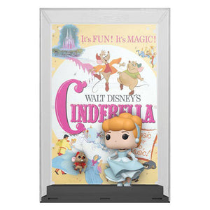 Disney 100th Anniversary - Cinderella with Jaw Pop! Poster Deluxe Vinyl Figure