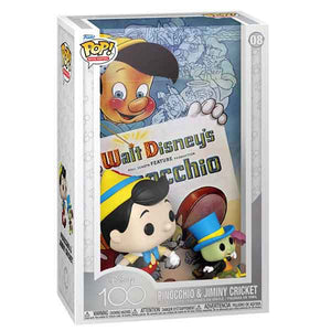 Pinocchio (1940) - Pinocchio & Jiminy Cricket Pop! Movie Poster Deluxe Vinyl Figure Set