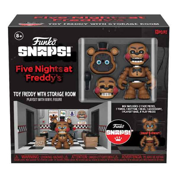 Five Nights at Freddy's Security Room Snaps! Playset