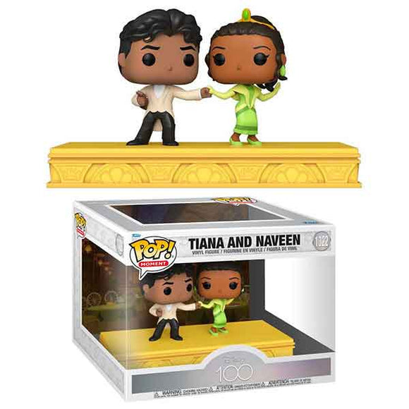 Disney 100th Anniversary - Tiana & Naveen Pop! Moment Vinyl Figure Set