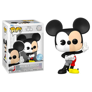 Disney 100th - Mickey Mouse (Split Colour) US Exclusive Pop! Vinyl Figure