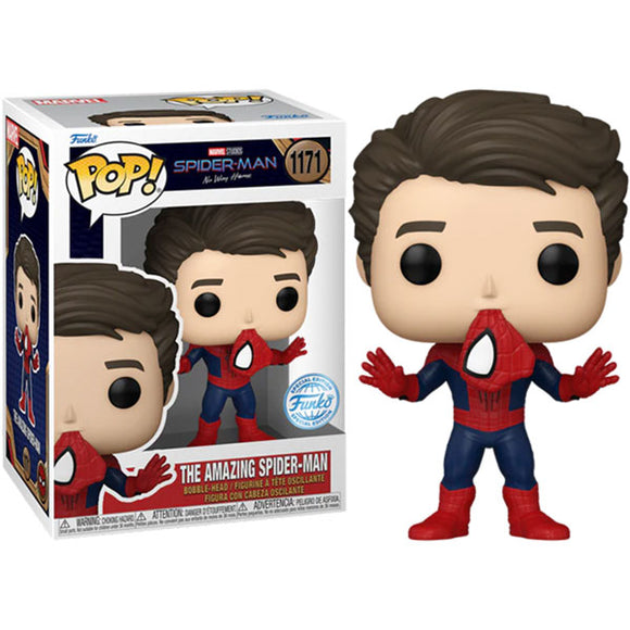 Spider-Man: No Way Home - The Amazing Spider-Man (Unmasked) Pop! Vinyl Figure